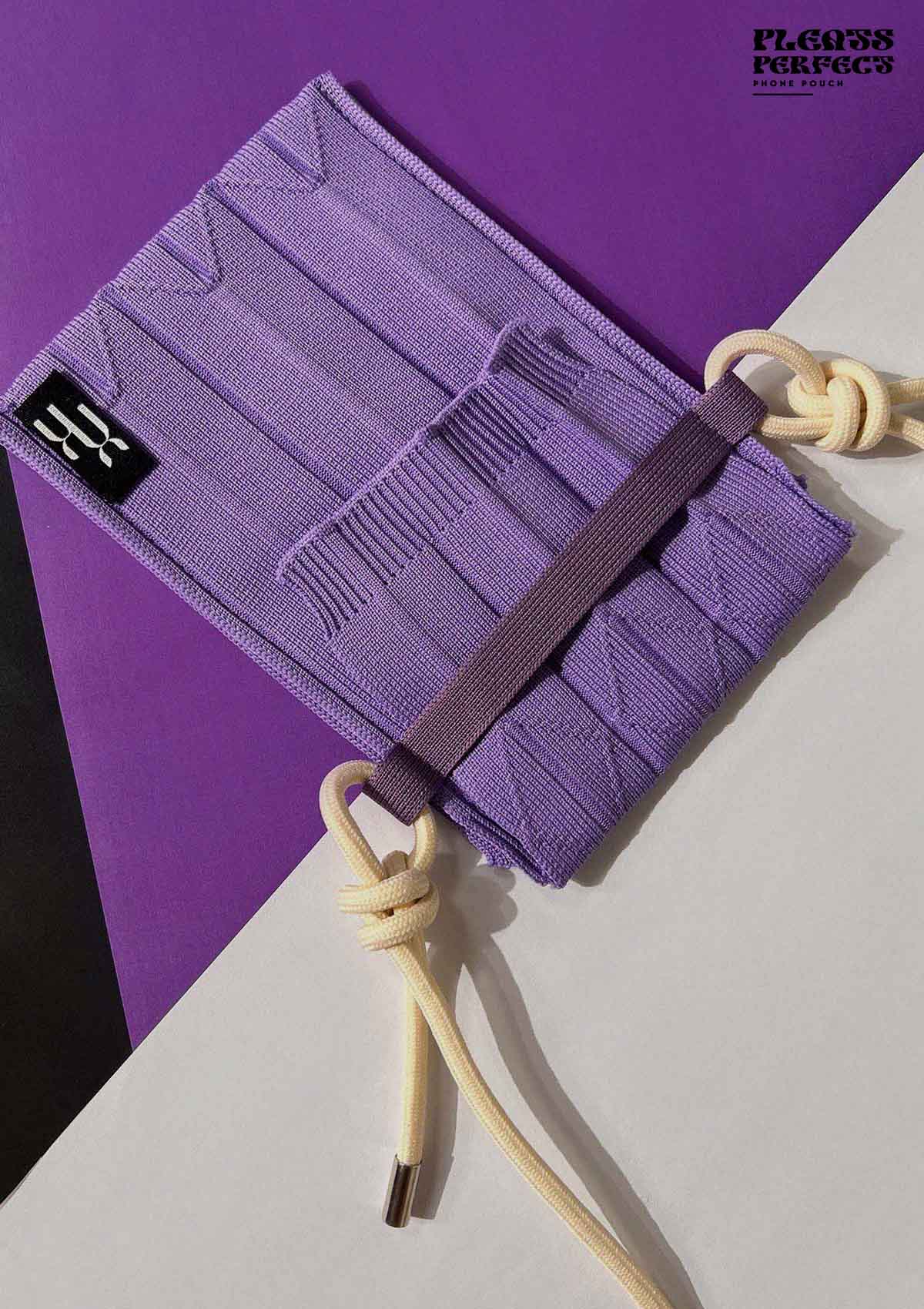Pleats Perfect Phone Pouch (Lavender Purple)