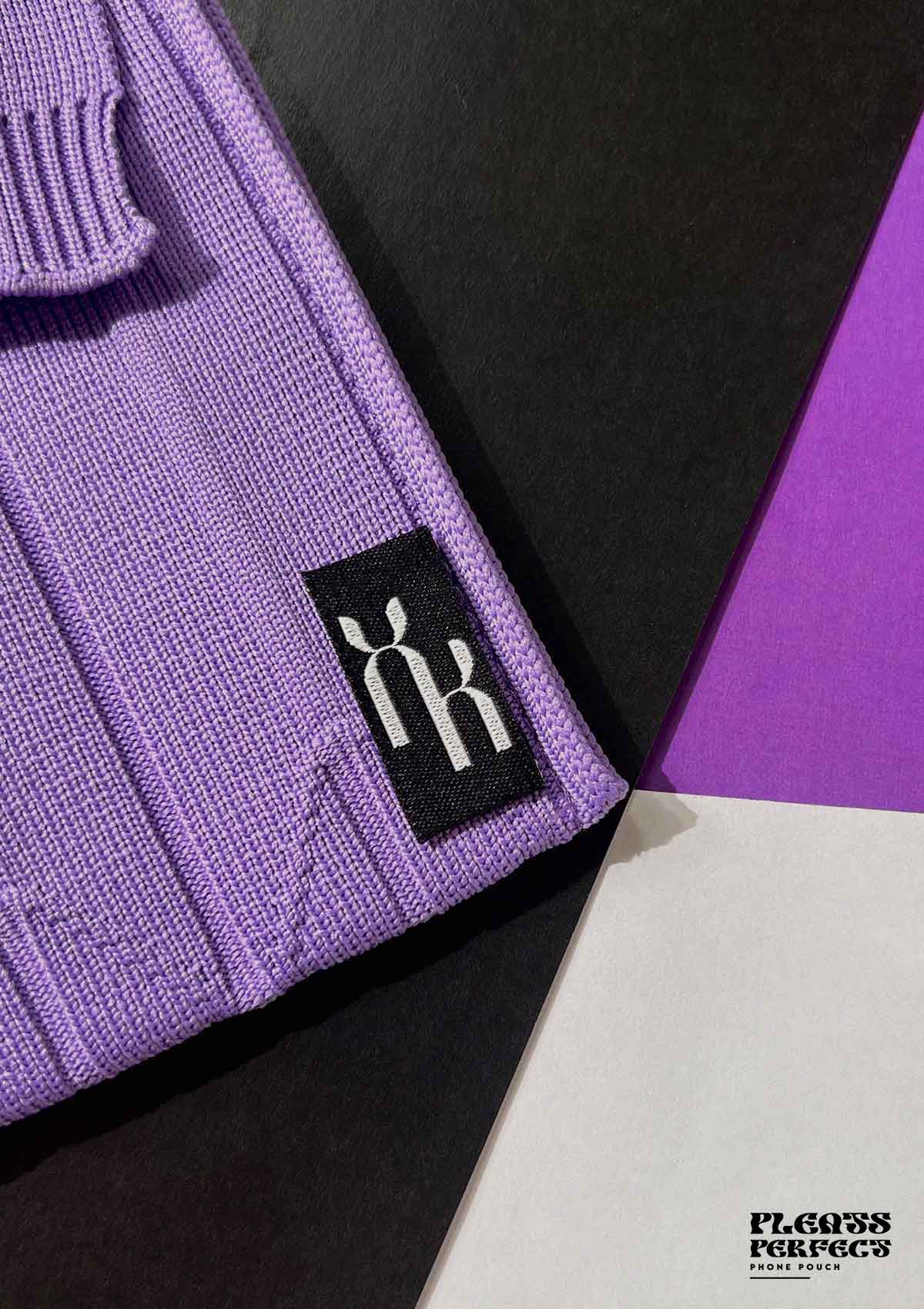 Pleats Perfect Phone Pouch (Lavender Purple)