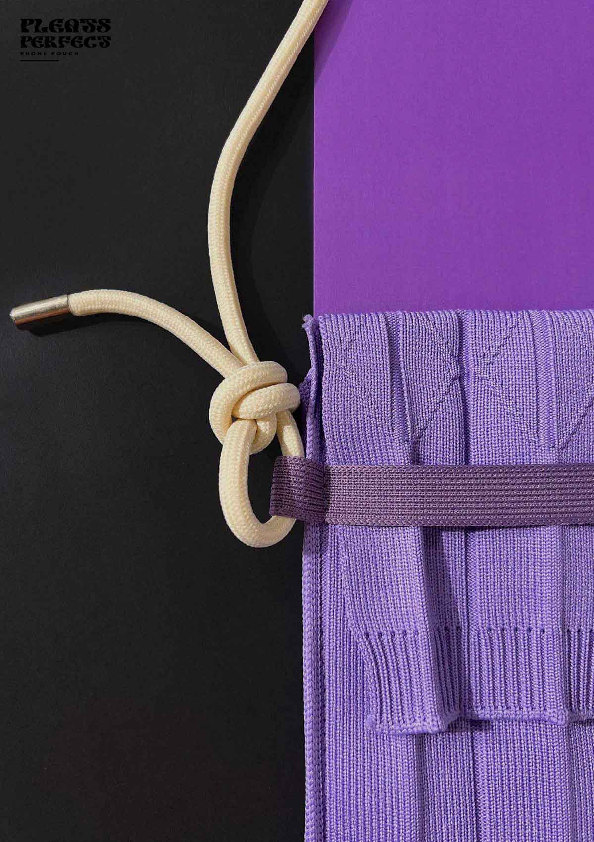 Pleats Perfect Phone Pouch (Lavender Purple)