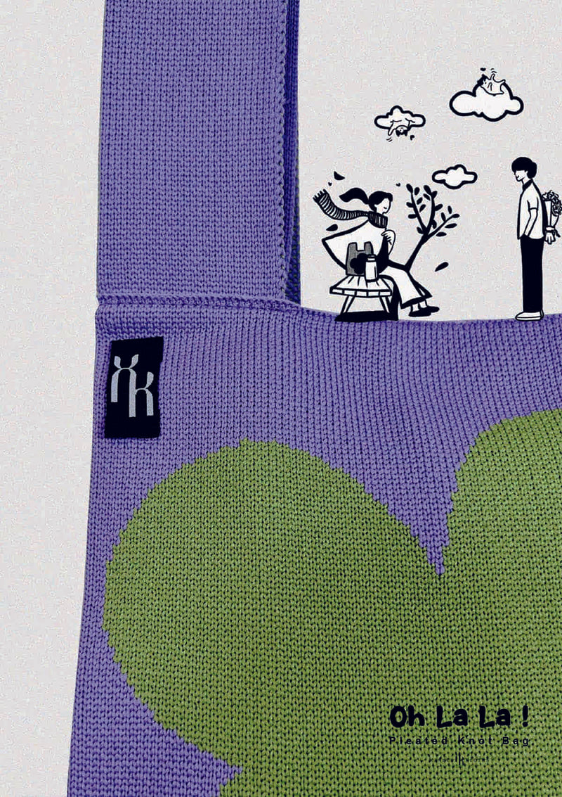 Oh La La! Lavender Bloom Knot Bag