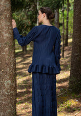 Savannah Royal Blue Kurung Set