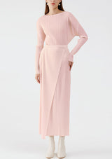 Eloise Pink Pleated Top & Wrap Skirt