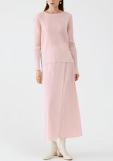 Eloise Pink Pleated Top & Wrap Skirt