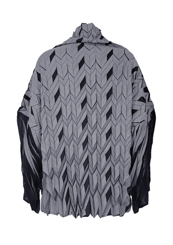 Kaia Resort Black Origami Pleated Blouse